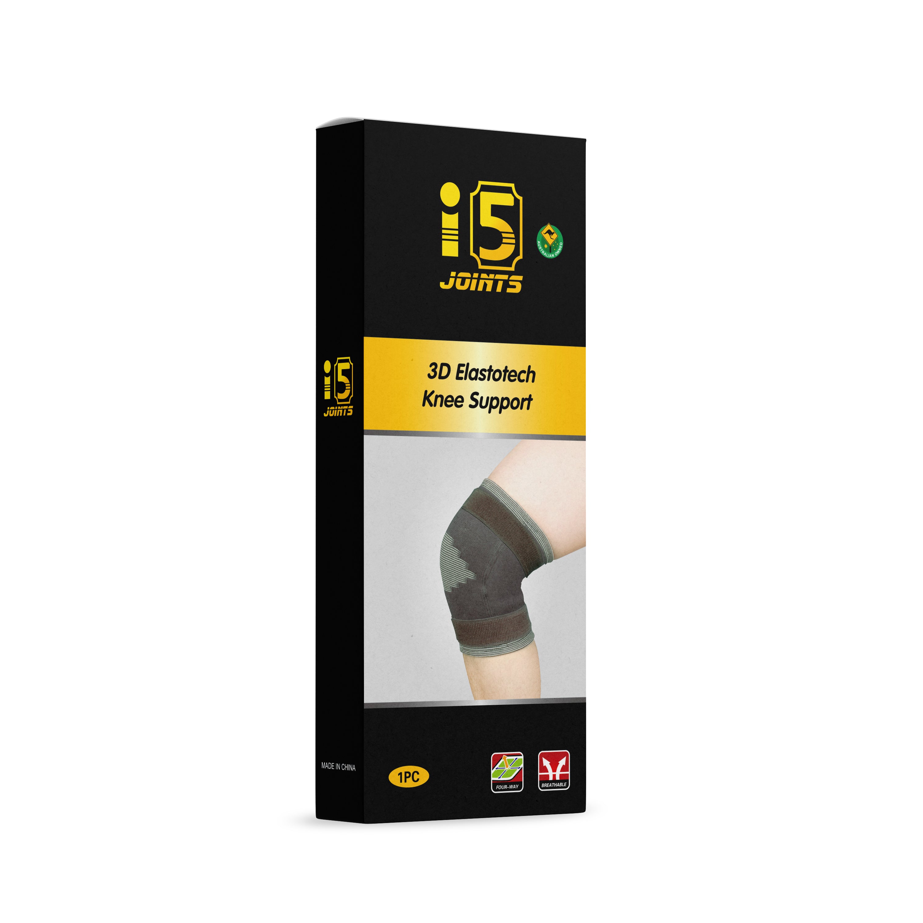I5Joints –3D Elastotech Knee Support( Premium Knee, Breathable Pain Relief, Sports for Men & Women )