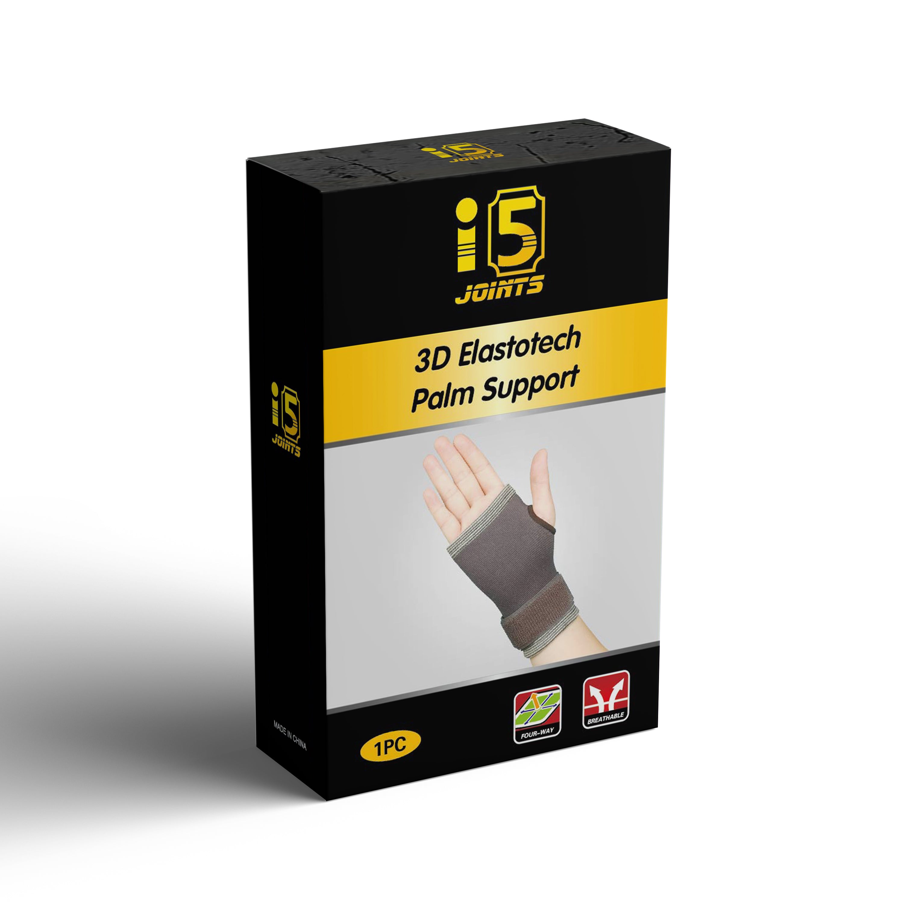 I5Joints– 3D Elastotech wrist/Palm Sleeve(Relief Carpal Tunnel Wrist Brace with Adjustable Straps )