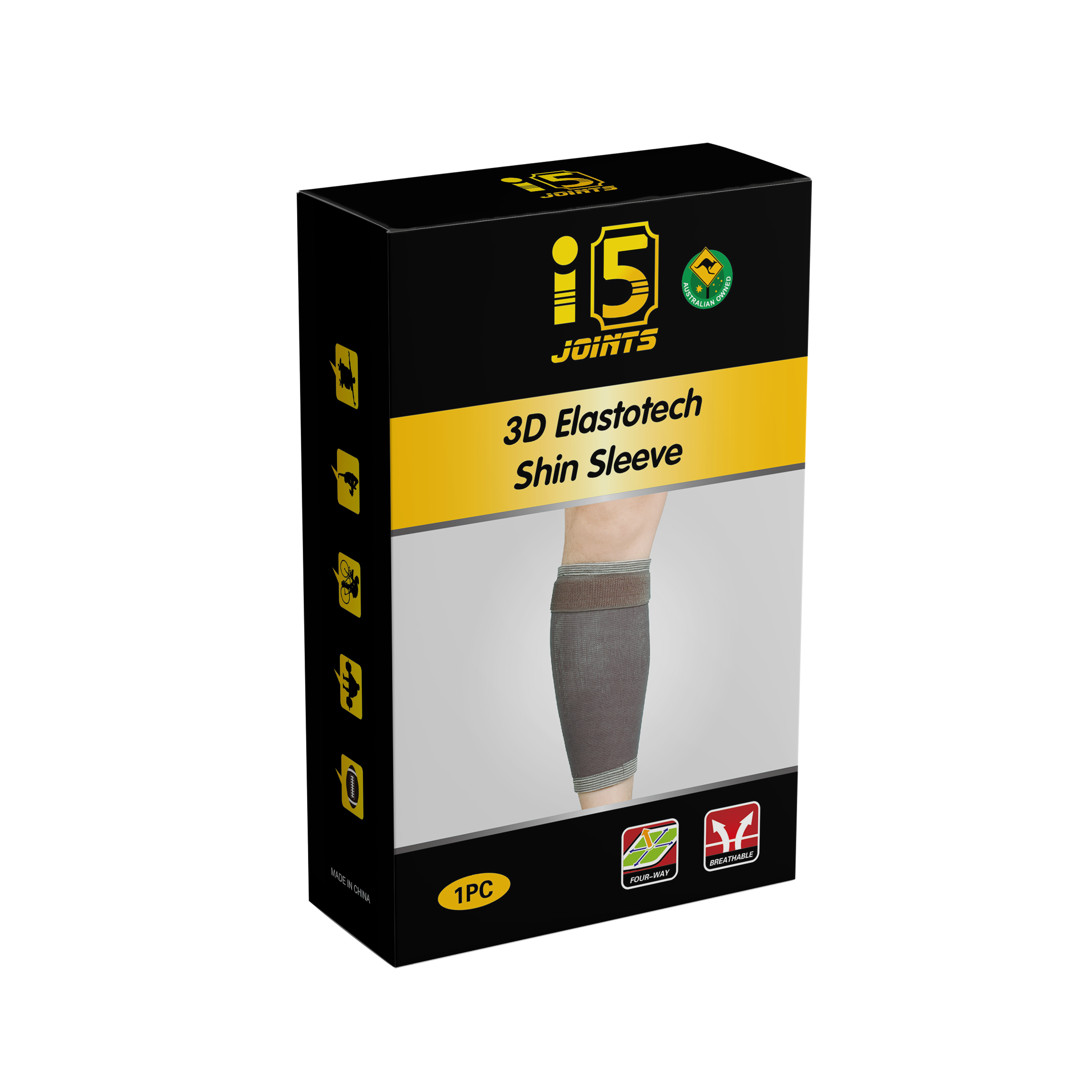 I5Joints-3D elastotech shin sleeve( Unmatched Support and Comfort for Active Lifestyles,Both men and women )