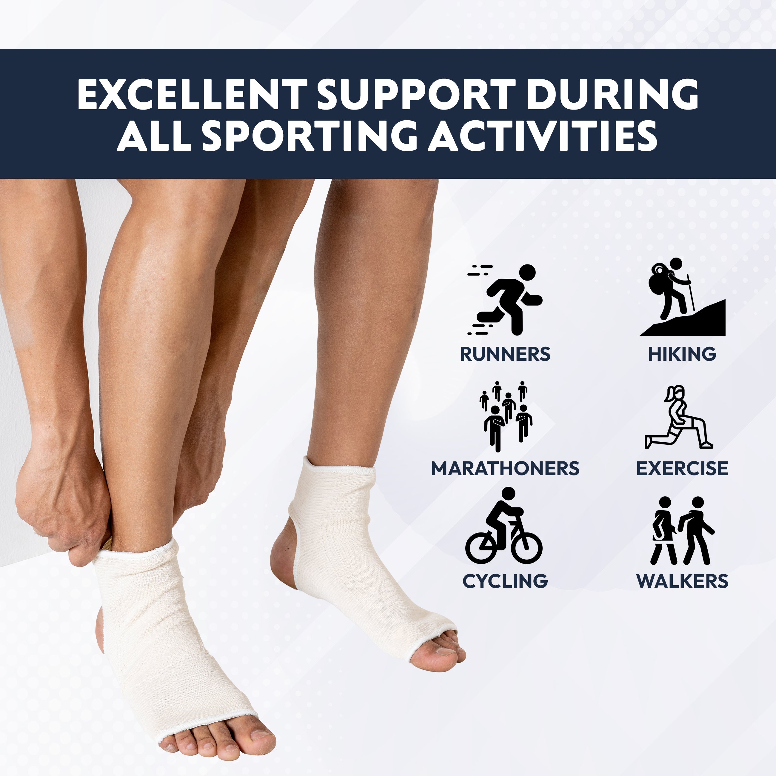I5Joints- Ankle Support(Enhanced Stability for Active Individuals. Say Goodbye to Ankle Pain,Swelling,Sprains)