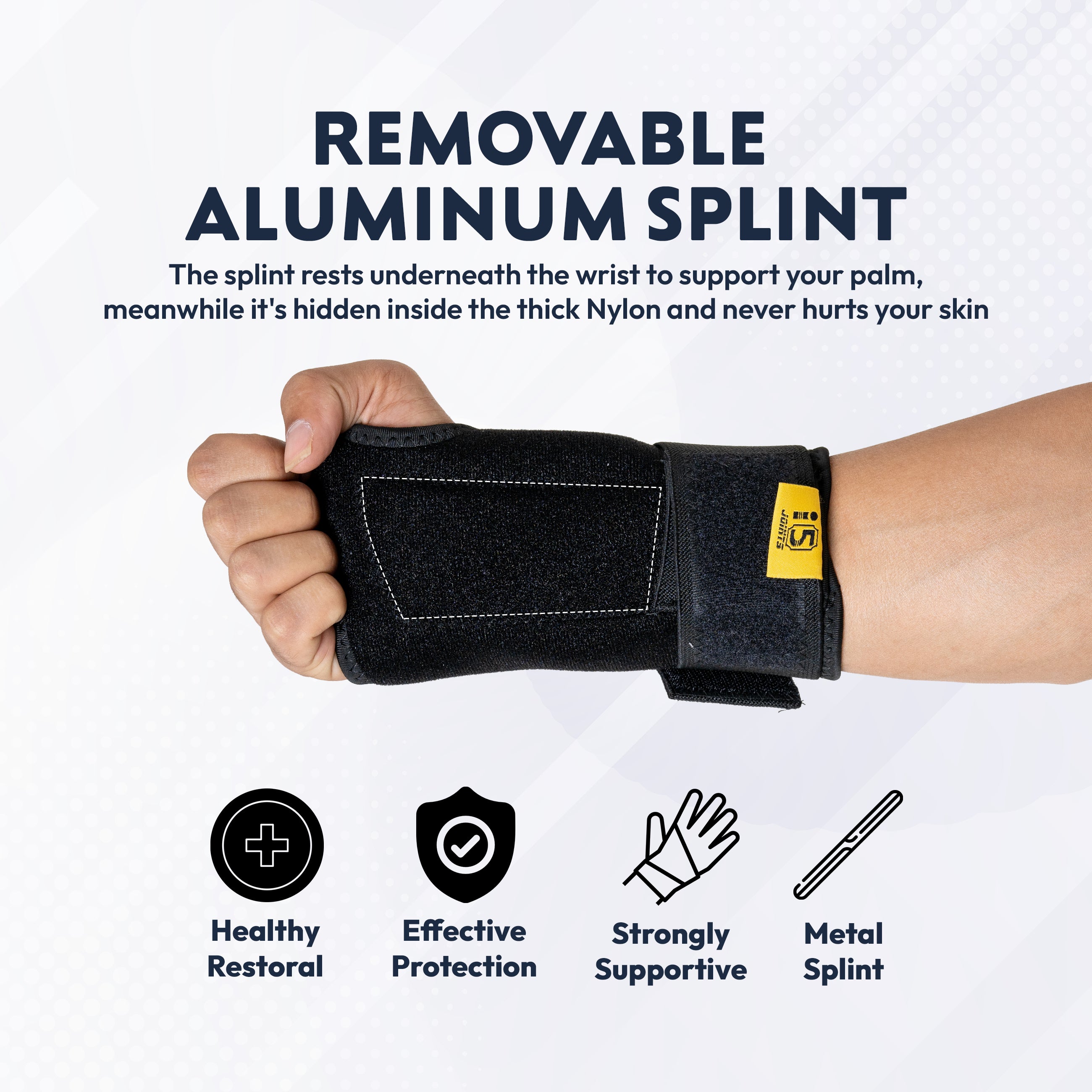 I5-Support-Gloves(Carpal Tunnel Gloves,Joint Pain Relief,Fingerless Compression,Compression Therapy,Anti-Arthritis,Finger Compression,Hand Pain Relief Gloves,Wrist Compression)