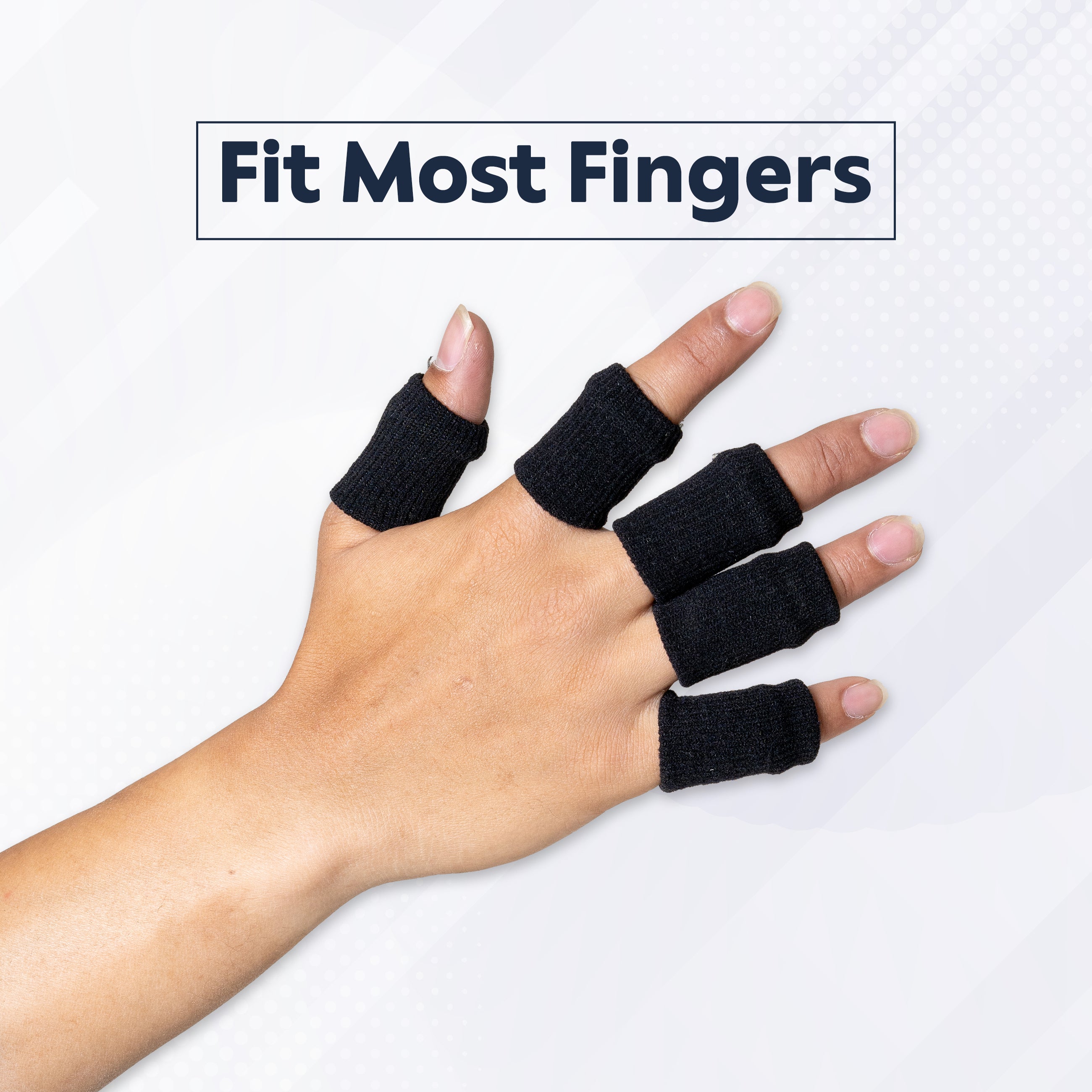 I5Joints-5PCS Finger support(Provide protection – light compression and mild extension support,focused compression to help relieve strain)