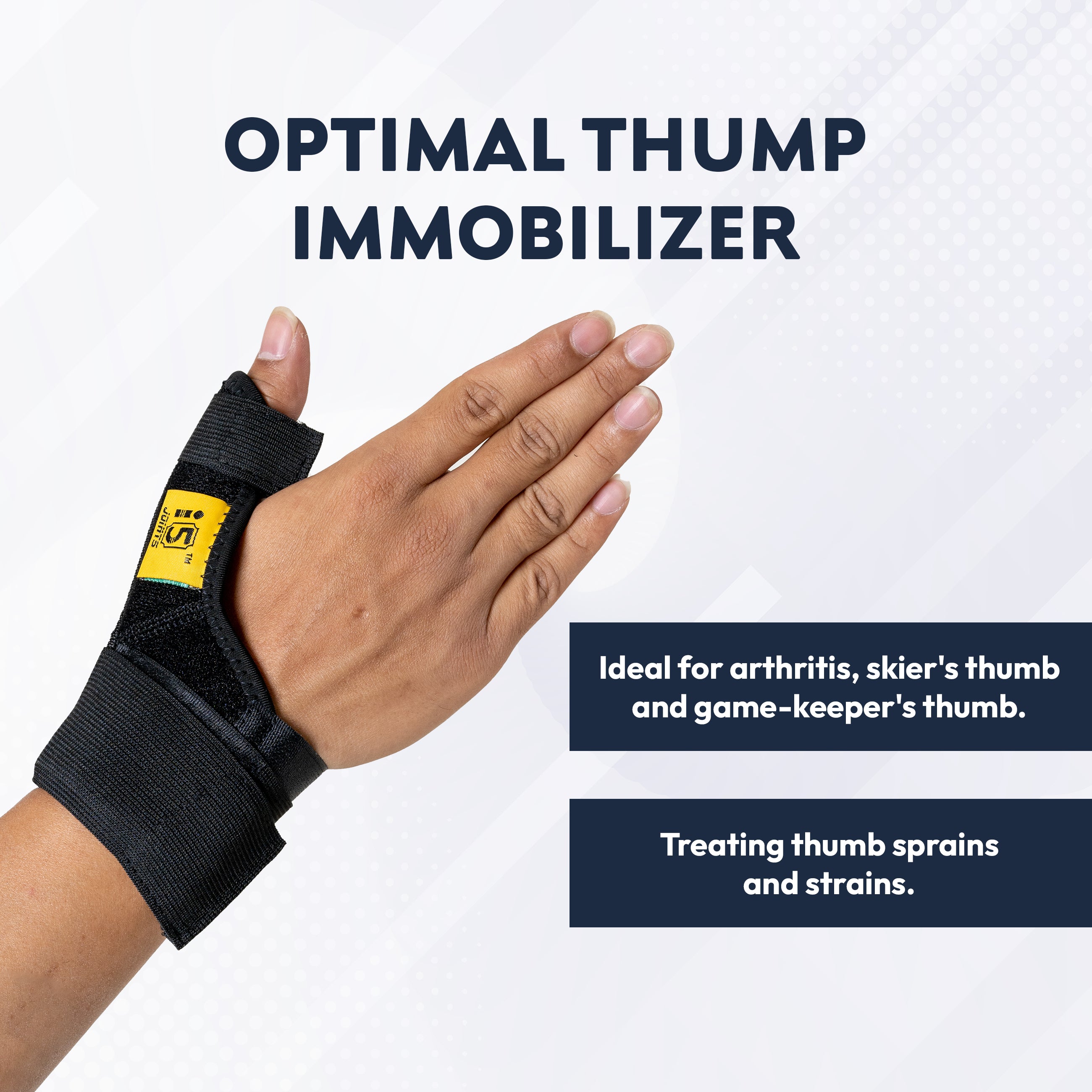 I5Joints – Thumb Splint Protector(I5JointsThumb Splint Support for Right/Left Hands,Carpal Tunnel & Trigger – Thumb Support for Pain Relief with Wrist Wrap|Thumb Brace, Allows Hand Movements)